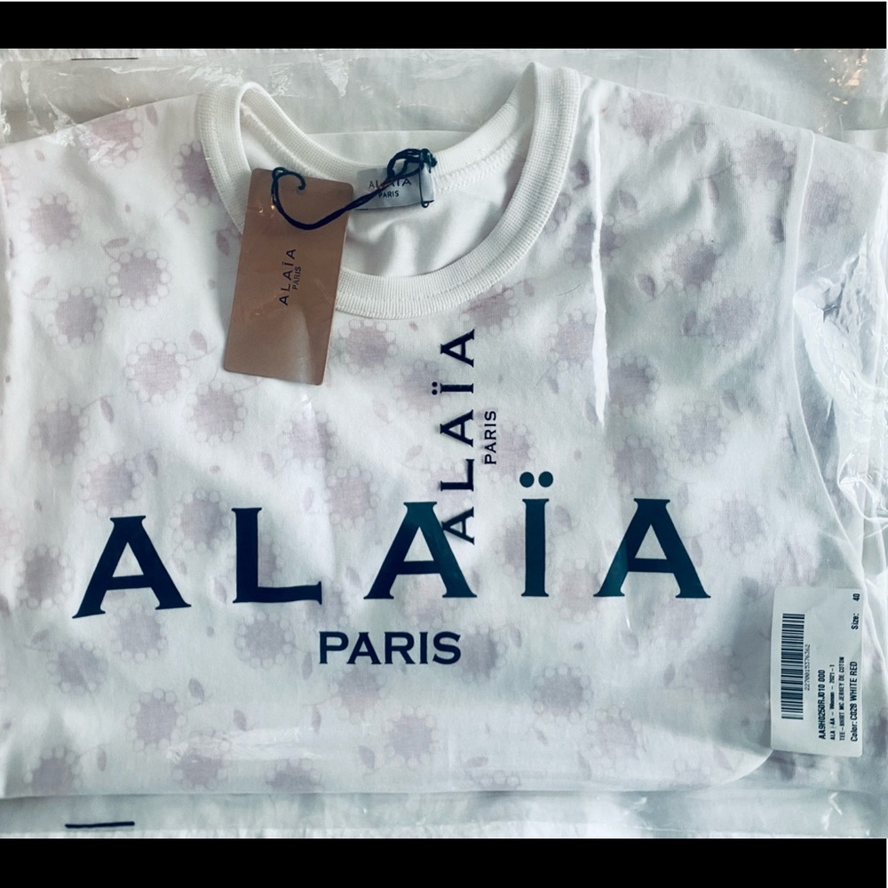 ALAIA Jersey De Coton T-shirt (BRAND NEW)